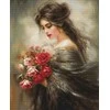 luca S Petit Point komplektas "Serene Beauty" 18x22cm SG703