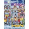 LetiStitch luca S Kryželio dygsnio rinkinys "Žiemos namelis" 21x30cm SLETIL8076