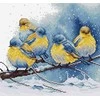 luca S Skaičiuojamas kryželiu siuvinėjimo rinkinys "Eastern Bluebirds" 22x21cm SBU5028