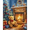 LetiStitch luca S Kryželiu siuvinėjimo rinkinys Artėja Kalėdos 22x27cm SLETIL9920