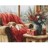 luca S Kryželiu siuvinėjimo rinkinys Petit Point Gold "Kalėdų akimirka" 23,5x18cm SG711