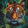 luca S Kryželiu siuvinėjimo rinkinys „Tiger of the Jungle“ 27x27cm SBU5048