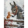 luca S Kryželiu siuvinėjimo rinkinys "Šiltas apkabinimas" 29x40cm SBU5075