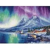 luca S Kryželio siuvinėjimo rinkinys "Šiaurės pašvaistė" 32x24cm SG705