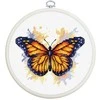 luca S Skaičiuojamo kryželio rinkinys su lankeliu „Monarcho drugelis“ 9x8cm SBC102