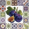 luca S Siuvinėjimo rinkinys "Viduržemio jūros figų mozaika" 25,5 x 25,5 cm SB7057