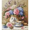 luca S Siuvinėjimo kryželiu rinkinys. "Gėlių nostalgija" 20 x 23 cm SG725
