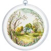 luca S Siūlų kryželiu rinkinys su lankelis "Pavasaris" 17x17 cm SBC219