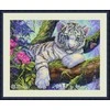 Merejka Kryželiu siuvinėjimo rinkinys "Baltasis tigras" 37x29 cm SK260