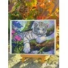 Merejka Kryželiu siuvinėjimo rinkinys "Baltasis tigras" 37x29 cm SK260