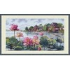 Merejka Kryželiu siuvinėjimo rinkinys "Lotus Dreams" 24x44 SK281