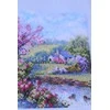 Merejka Kryželių siuvinėjimo rinkinys Pavasaris 11,5x11,5 cm SK268B