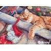 Merejka Kryželiu siuvinėjimo rinkinys "Santa's Helper" 30x39 cm SK264