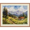 Merejka Kryželiu siuvinėjimo rinkinys "The Chamonix Valley" 30x39,5 SK244