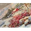 Merejka Siuvinėjimo kryželiu rinkinys "Ežero namas" 30x40 cm SK261