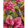 Merejka Kryželiu siuvinėjimo rinkinys "Rožinė Poinsettia Christmas Stocking" 35x22 cm SK262