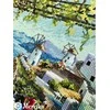 Merejka Santorini. Vaizdas iš terasos 38,5x29 SK230