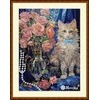 Merejka Kryželiu siuvinėjimo rinkinys "Rosie" 22,5x30 cm SK236
