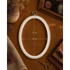 Nurge Pazarlama 18x23 cm ovalus lankelis Flexi (baltas) 230-9WHT