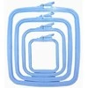 Nurge Pazarlama Nurge Kvadratiniai (stačiakampiai) plastikiniai rėmeliai 19.5*22 cm (mėlyni) 170-13BL
