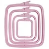 Nurge Pazarlama Nurge Kvadrātveida (Taisnstūra) Plastmasas Stīpas 19,5*22 cm (rozā) 170-13PI