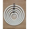 Nurge Pazarlama 20,5 cm apvalus Lankstus Lankelis (baltas) 230-4WHT