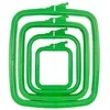 Nurge Pazarlama Nurge kvadratiniai (stačiakampiai) plastikiniai lankeliai 9,5*11 cm (žali) 170-11GREEN