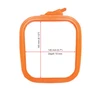 Nurge Pazarlama Nurge Kvadratiniai (Stačiakampiai) Plastikiniai Lankeliai 14.5*16.5 cm (oranžiniai) 170-12OR