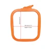 Nurge Pazarlama Nurge kvadratinis (stačiakampis) plastikinis lankas 19,5x22 cm (oranžinis) 170-13OR