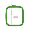 Nurge Pazarlama Nurge Kvadrato (stačiakampio) plastiko lankai 19,5*22 cm (žalias) 170-13GREEN