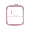 Nurge Pazarlama Nurge Kvadrātveida (Taisnstūra) Plastmasas Stīpas 19,5*22 cm (rozā) 170-13PI