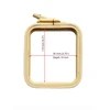 Nurge Pazarlama Nurge Square (Rectangular) Plastic Hoops 9.5*11 cm (rudos) 170-11BR