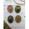 Kind Fox by Wizardi Siarhei Ausianikau ind. veikla pgl. pazyma Nr. 1130904 Medinis adatų dėklas. Tulpes KF056/120P