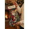 Dimensions Simplicity Creative Corp Kryželiu siuvinėjimo rinkinys Candy Cane Santa Stocking D08778