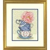 DIMENSIONS Simplicity Creative Corp Kryželio siuvinėjimo rinkinys Rose Tea D70-35414