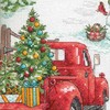 Dimensions Simplicity Creative Corp Siuvinėjimo kryželiu rinkinys "Holiday Farm Stocking" D70-09619
