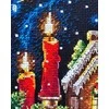 Riolis Kryželio siuvinėjimo rinkinys "Imbierinių namelių pasaka" 15x21 SR2165