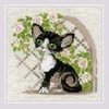 Riolis Kryželiu siuvinėjimo rinkinys "Cornish Rex Kitten" 15x15 SR2121