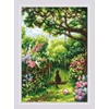 Riolis Kryželiu siuvinėjimo rinkinys Sodas sūpynės 21x30 SR2114