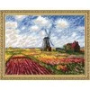 Riolis Tulpių laukai po C. Monet paveikslu 1643