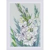 Riolis Kryželio rinkinys. "Baltosios gladiolės" 21x30 cm SR2297