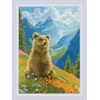 Riolis Kryželių siuvinėjimo rinkinys "Nevykėlis meškinas" 21x30 cm SR2344