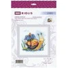 Riolis Kryželiu siuvinėjimo rinkinys "Mažas sraigė" 15x15 cm SR2285