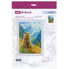 Riolis Kryželių siuvinėjimo rinkinys "Nevykėlis meškinas" 21x30 cm SR2344