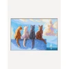 Riolis Ristinystės rinkinys Katės prie jūros 30x21 cm SRA1034