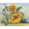 Riolis Siuvinėjimo kryželiu rinkinys Saulėgrąžos vėjyje 30x24 cm SRA1033