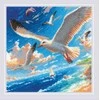 Riolis Kryželio siuvinėjimo rinkinys "Jūros vėjas" 20x20 SR2232