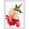 Riolis Kryželiu siuvinėjimo rinkinys "Kolibris" 21x30 SR2178