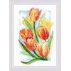 Riolis Kryželiu siuvinėjimo rinkinys "Pavasario švytėjimas. Tulpes" 21x30 SR2191