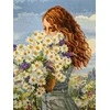 Riolis Siuvinėjimo kryželiu rinkinys "Ramunėlių laimė" 24x30 cm SR2253